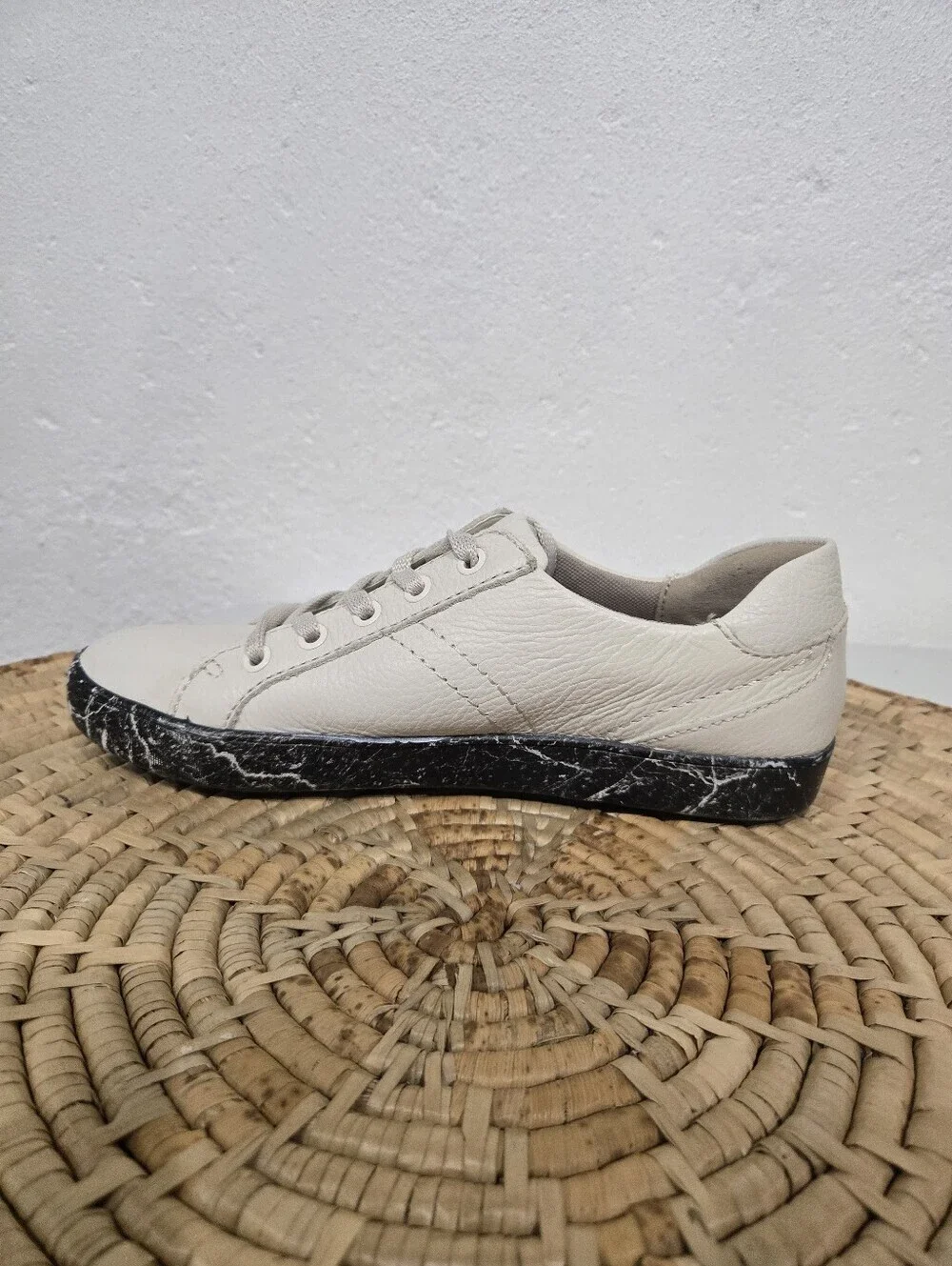 Naturalizer Ivory Leather Sneakers